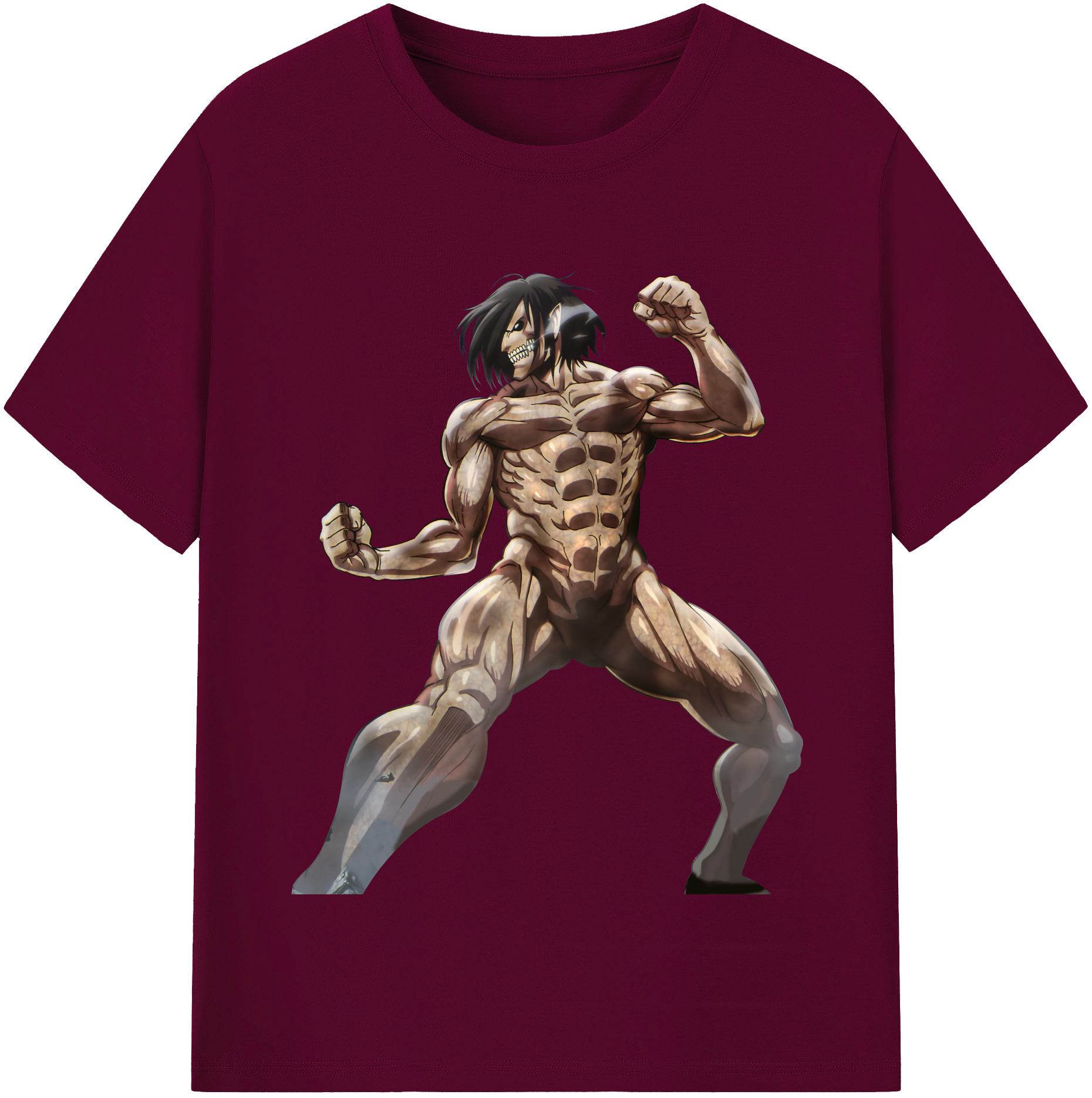 （画像用） 進撃の巨人 Attack on Titan レディースカジュアルプリントTシャツ（綿100％）
